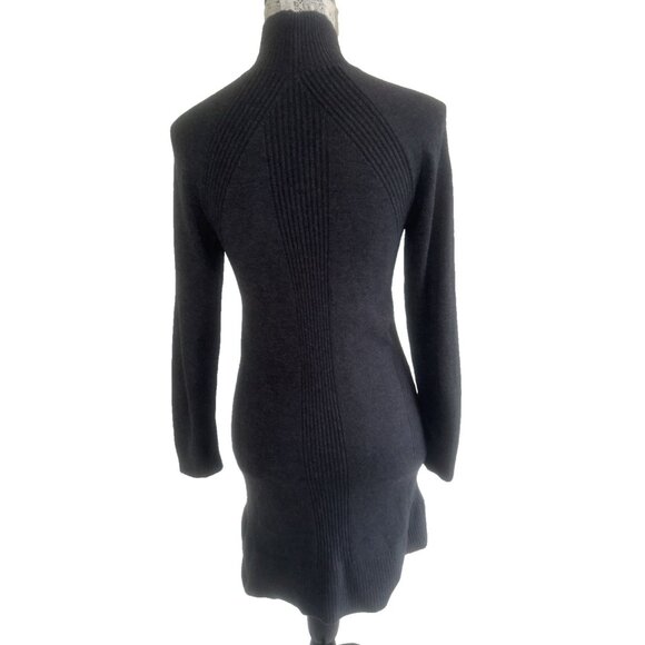 Lululemon Keep it Cozy Graphite Gray Silk Blend Sweater Dress 4 W1CFTS - Picture 8 of 16